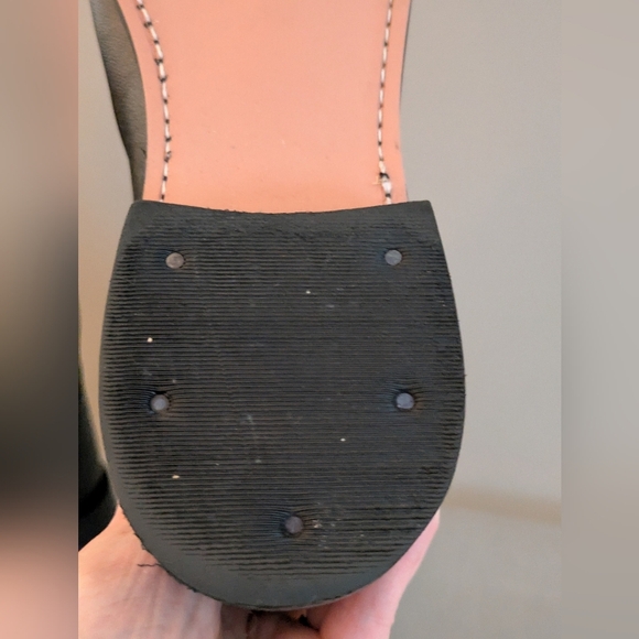 Old West Black Leather Boots 10 Mens - Picture 8 of 8